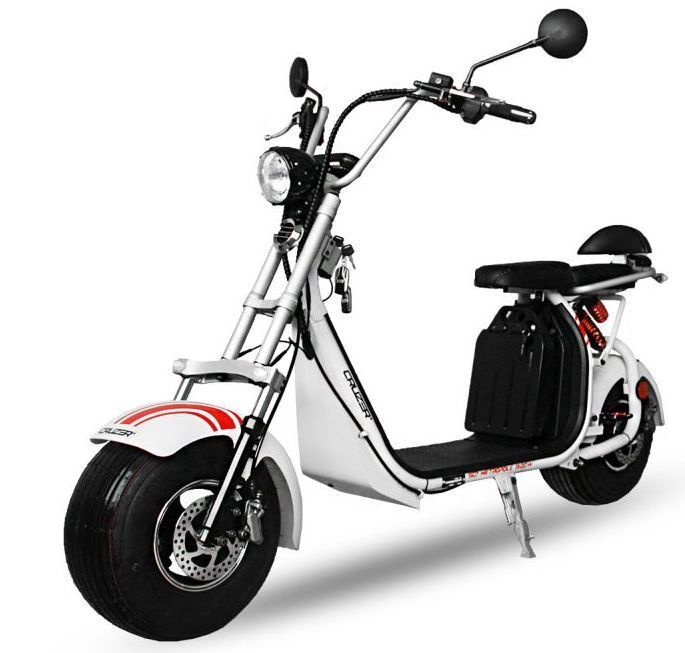 Cruzer S12 1500W lithium blanc scooter électrique homologué - Photo n°1
