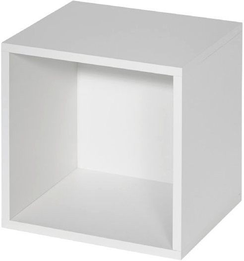 Cube combinable laqué blanc Clic - Photo n°1