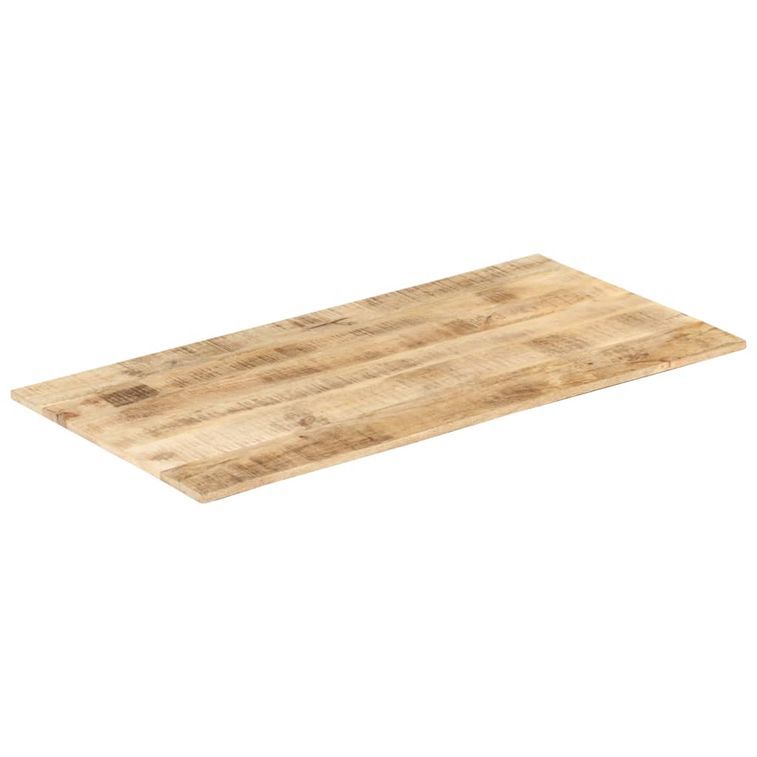 Dessus de table Bois de manguier solide 15-16 mm 100x60 cm - Photo n°3