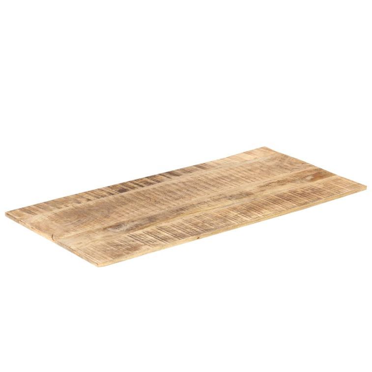 Dessus de table Bois de manguier solide 15-16 mm 100x60 cm - Photo n°9