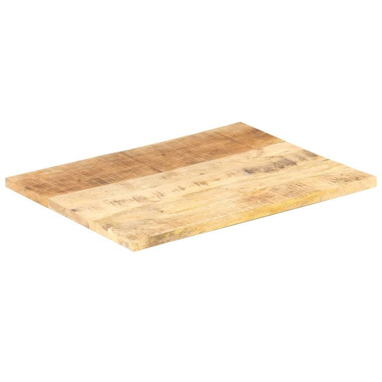 Dessus de table Bois de manguier solide 25-27 mm 90x70 cm - Photo n°10