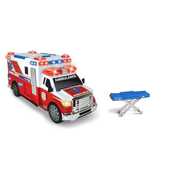 DICKIE - Ambulance 33cm rouge et blanche - Photo n°2