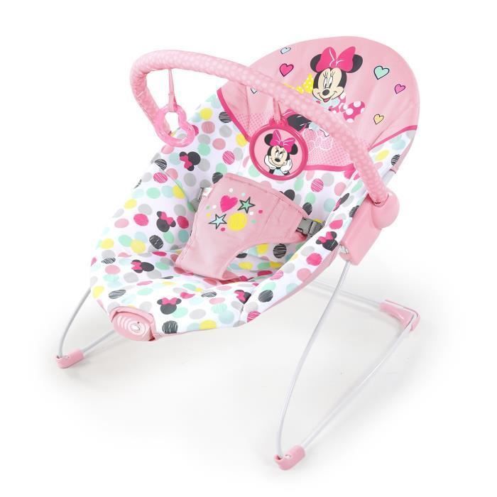 Disney Baby Transat Minnie Spotty Dotty avec vibrations et arche de jeux - Photo n°1