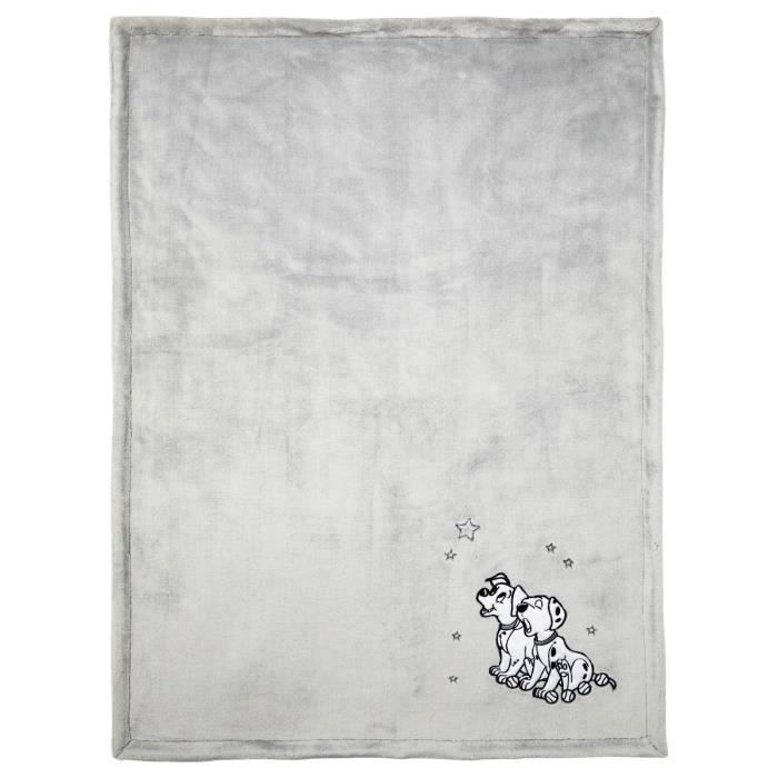DISNEY Couverture bi-matiere 101 dalmatiens - 75 x 100 cm - Flanelle 100% polyester - Photo n°2