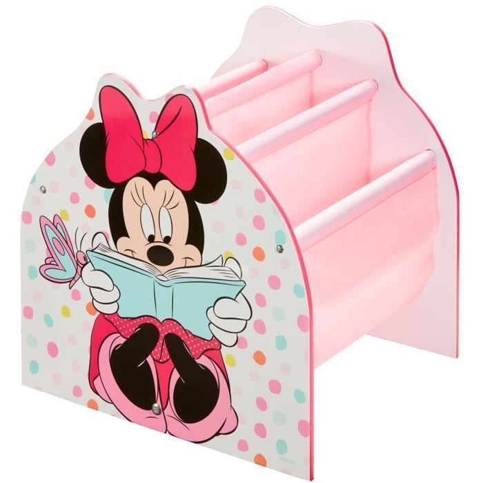 Disney Minnie Mouse - Bibliotheque a pochettes pour enfants - Rangement de livres pour chambre d'enfant - Photo n°3