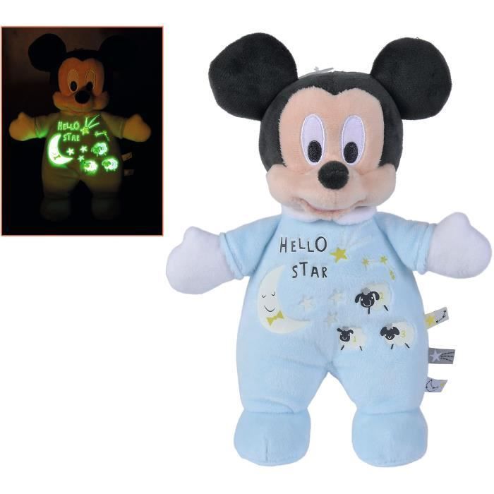 Disney - Peluche Mickey Lumineux Starry Night (25cm) - Photo n°1