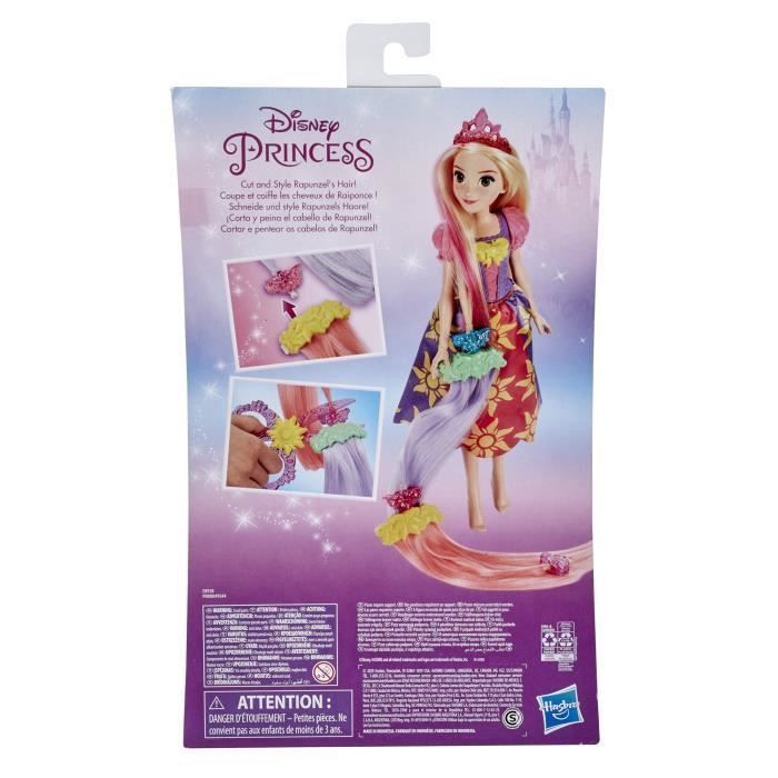 Disney Princesses - Poupee Princesse Disney Raiponce Chevelure Magique - 30cm - Photo n°4