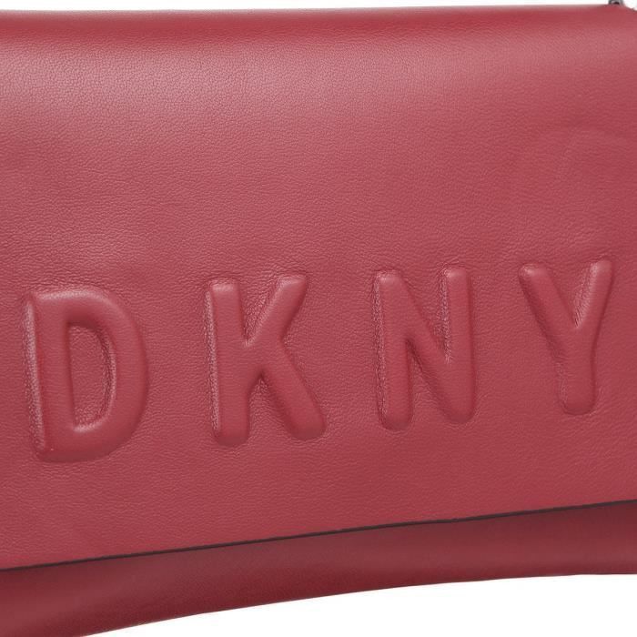 DKNY Logo sac a Bandouliere R461540602 DEBOSSED Noir Femme - Photo n°4