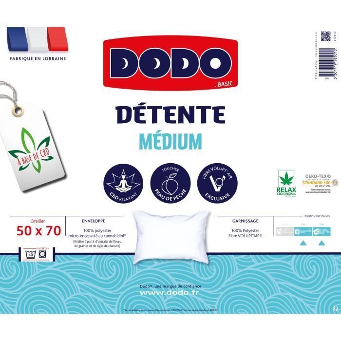 DODO - Oreiller Détente 50x70 cm - Photo n°3