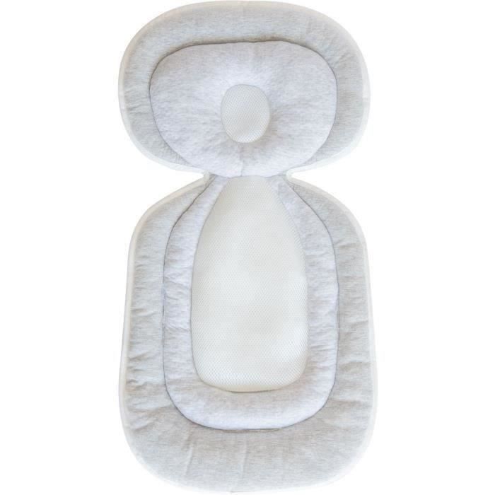 Domiva Cale bébé BODY PAD 3D - 32,5 x 65 cm - Coton/Polyester - Gris - Photo n°1