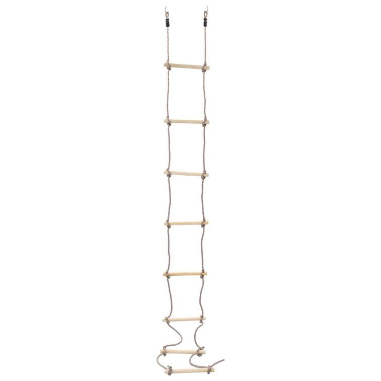 Échelle de corde pour enfants 290 cm Bois - Photo n°3