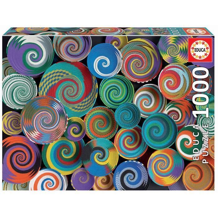 EDUCA - Puzzle - 1000 Des paniers africains - Photo n°1