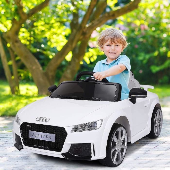 EROAD Audi TT RS pour enfant 12V - blanc - Photo n°4