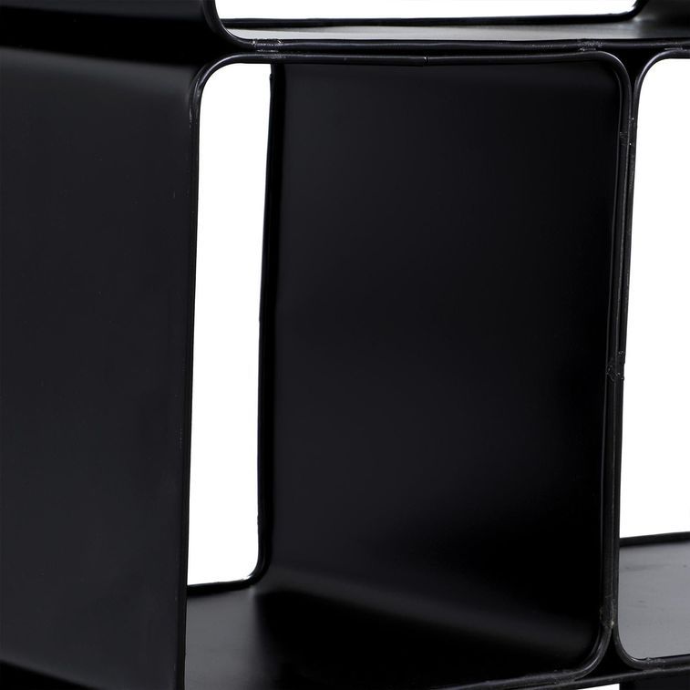 Étagère design 10 compartiments nickel noir Staris - Photo n°4