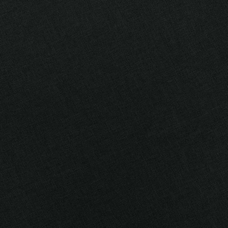 Fauteuil avec repose-pied Noir Tissu - Photo n°3