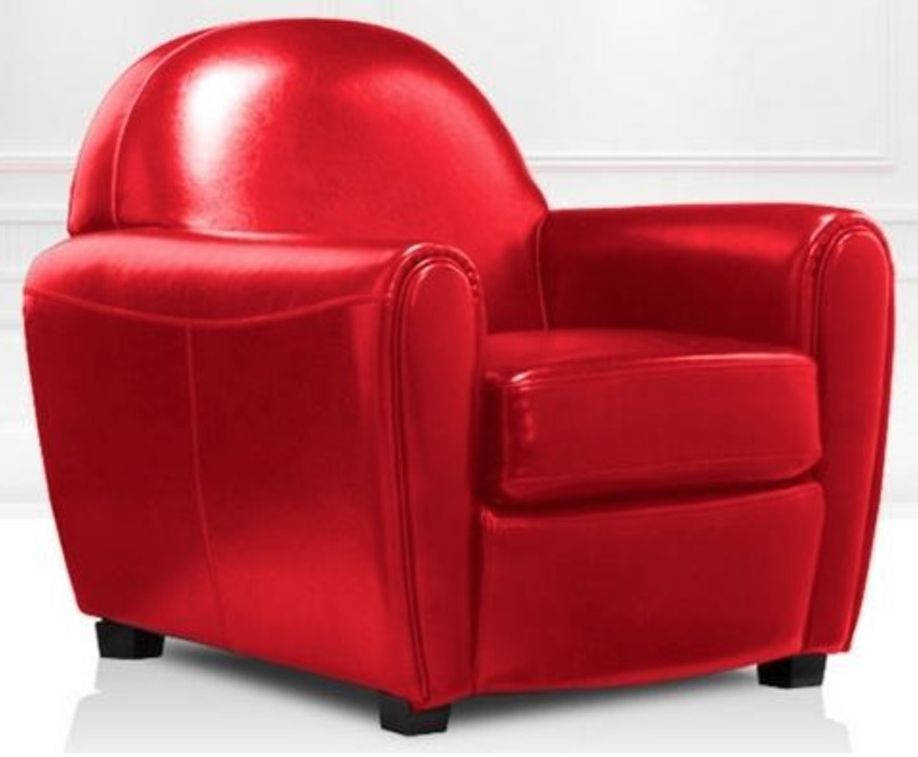 Fauteuil Club Rouge - Photo n°1