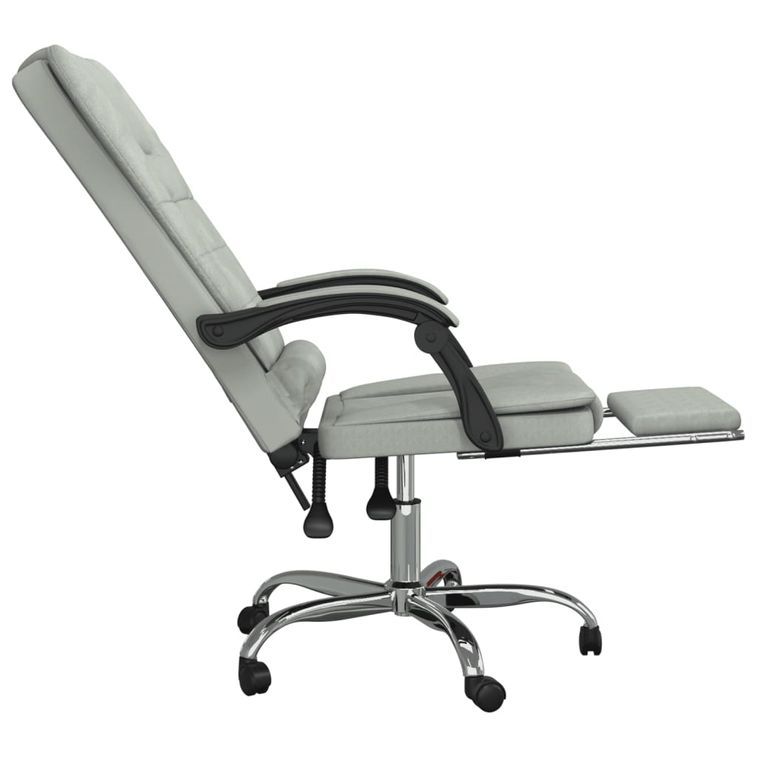 Chaise de bureau massante velours