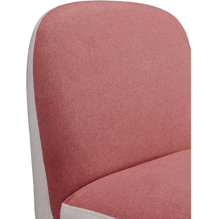 Noé, fauteuil scandinave, rose cerise