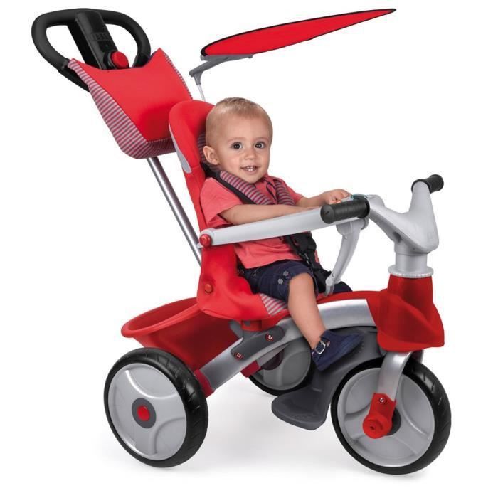FEBER - Tricycle Baby Trike Easy Evolution - Rouge - Photo n°1