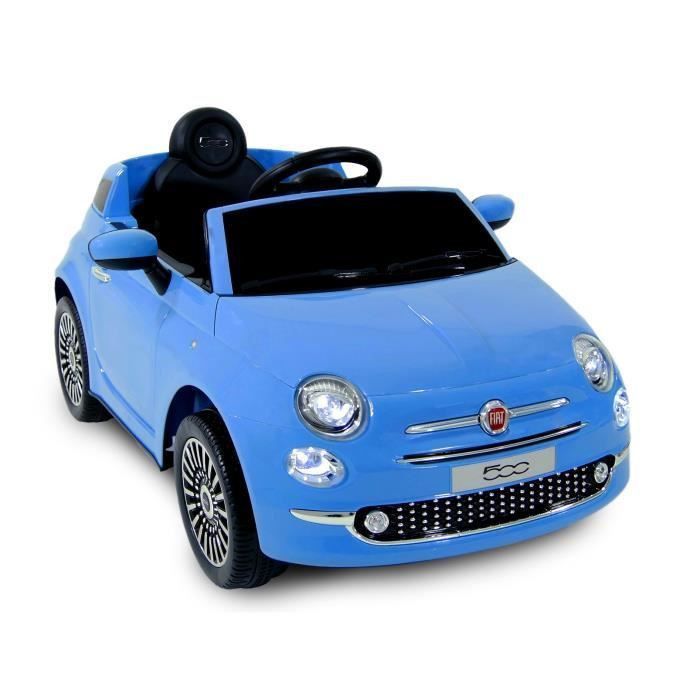 FIAT 500 Voiture électrique enfant - 12V - Bleu - Photo n°1