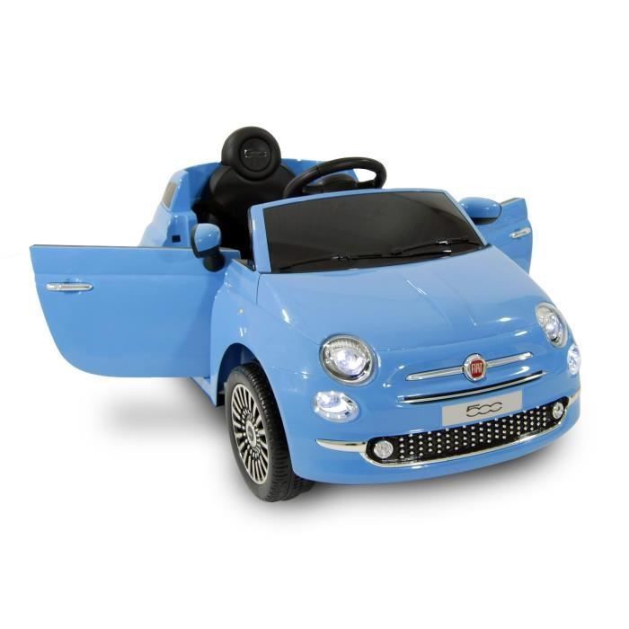 FIAT 500 Voiture électrique enfant - 12V - Bleu - Photo n°4