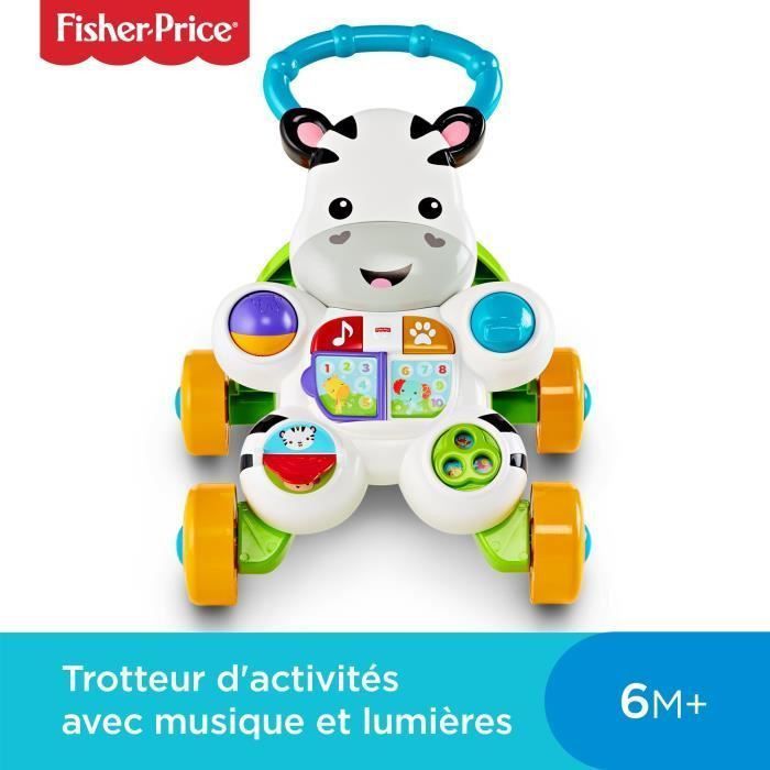 FISHER-PRICE - Mon Trotteur Zebre Parlant - 6 mois et + - Photo n°2