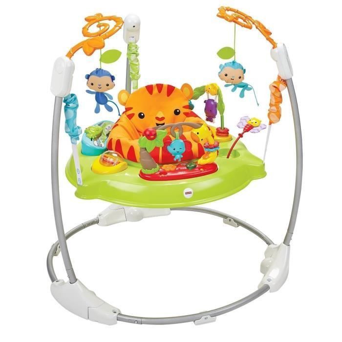 FISHER-PRICE - Sauteur Jumperoo Jungle - Sons & Lumieres - Photo n°1