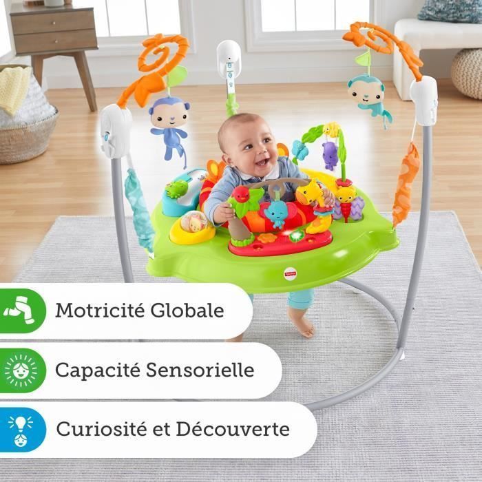 FISHER-PRICE - Sauteur Jumperoo Jungle - Sons & Lumieres - Photo n°4