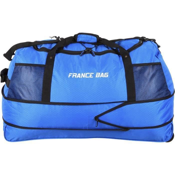 FRANCE BAG Sac de Voyage Pliable XXL Polyester 81cm Bleu - Photo n°2