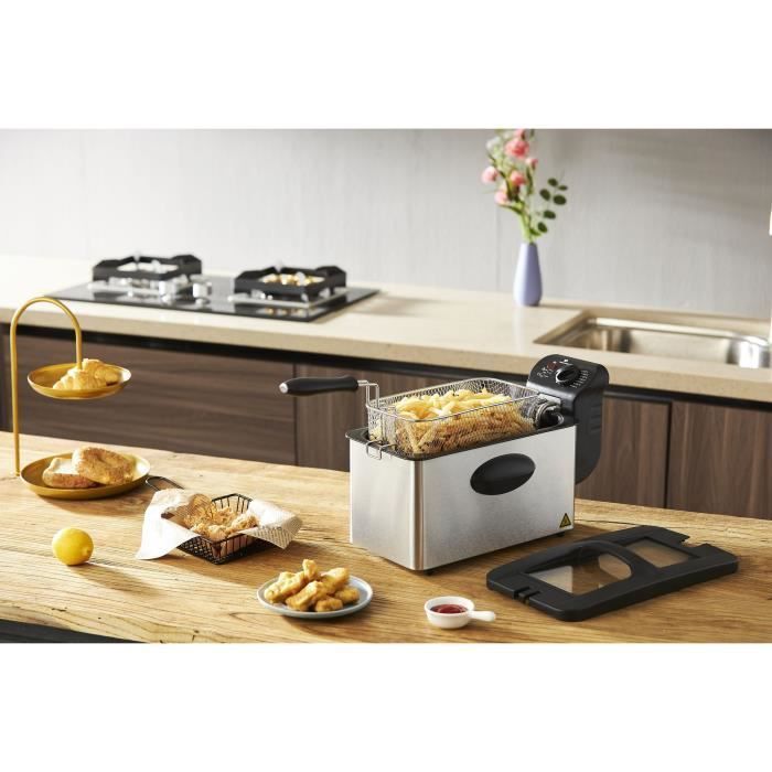 Friteuse 3 L CONTINENTAL EDISON CERFR3IN2 - 2000W - Inox - Photo n°5