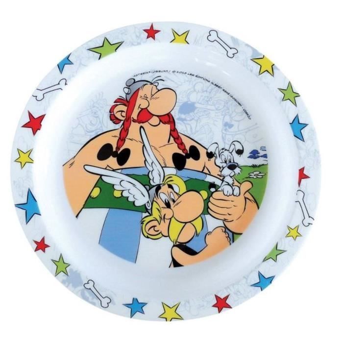 Fun House asterix assiette micro-ondable pour enfant - Photo n°1