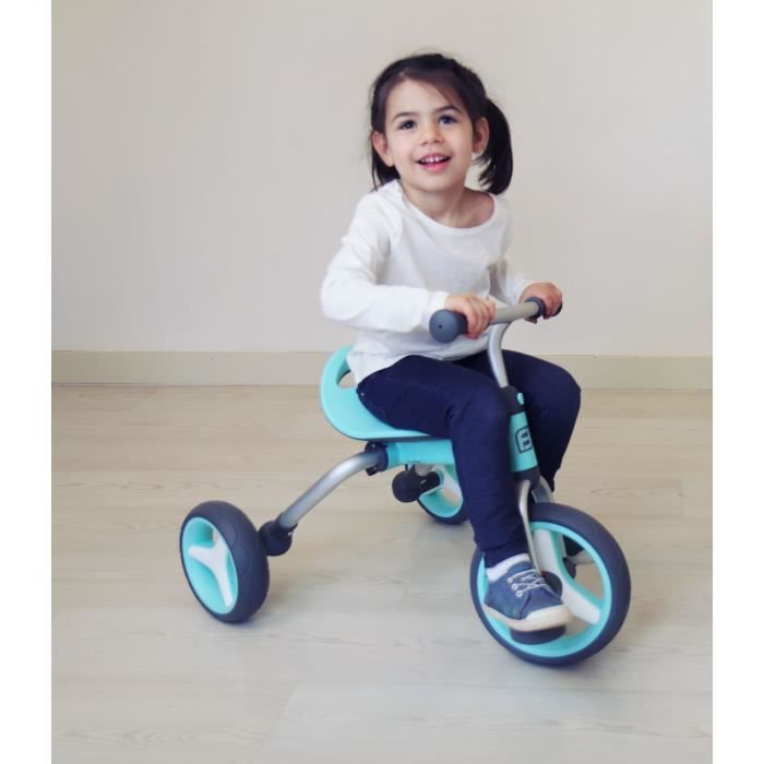 FUNBEE Porteur Tricycle 2 en 1 bleu clair Pour Enfant - Photo n°4