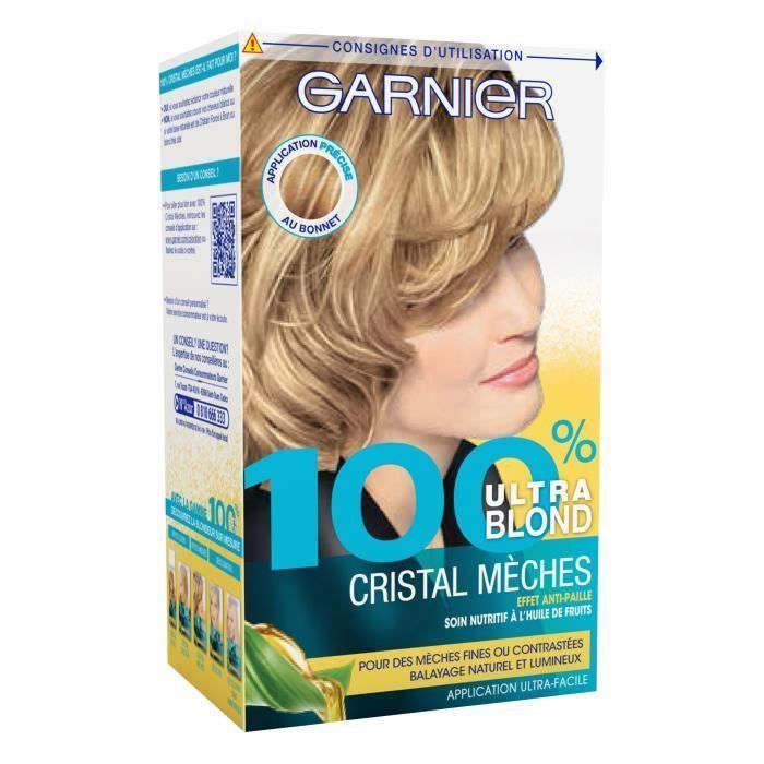GARNIER-Coloration - 100% Ultra Blond - Cristal Meches - Photo n°1