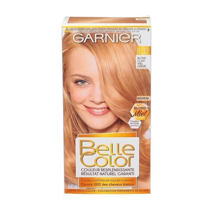 GARNIER Coloration Belle color 8.32 blond clair doré naturel - Photo n°1