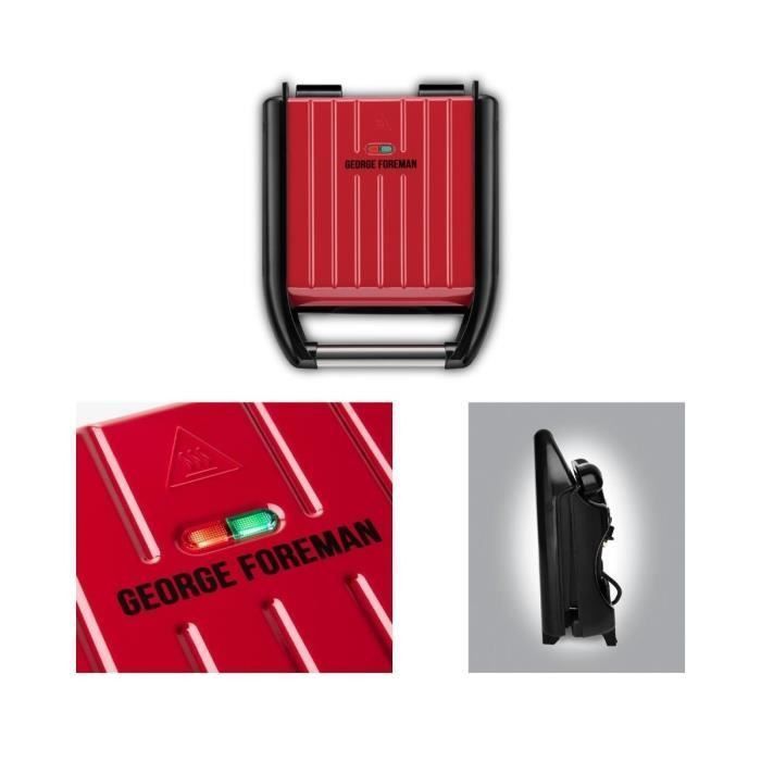GEORGE FOREMAN Grill Family 25030-56 - 1200 W - Rouge - Photo n°3