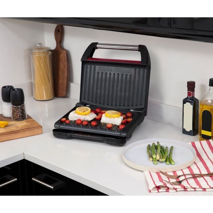 GEORGE FOREMAN Grill Family 25040-56 - 1650 W - Rouge - Photo n°4