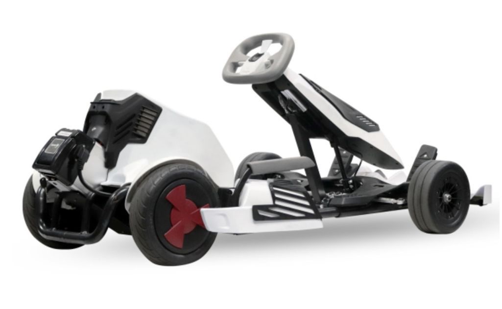 Go Kart enfant 700W lithium 54V blanc et noir Segway - Photo n°4