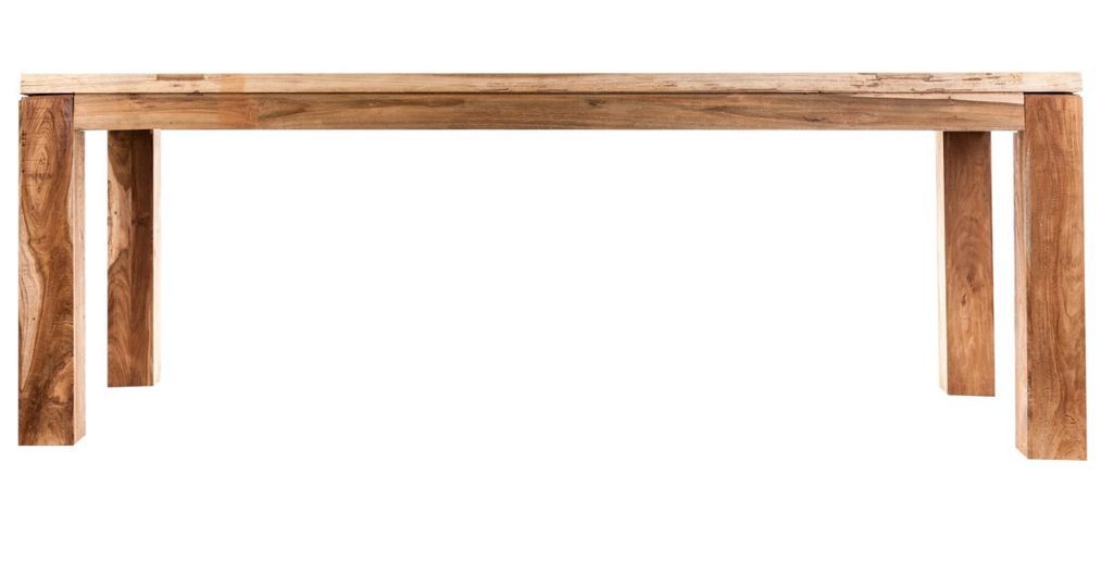Grande table bois de teck authentique naturel Kampa 220 - Photo n°2