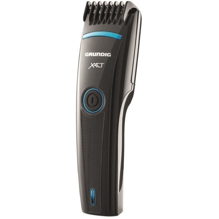 GRUNDIG MC3340 - Tondeuse Barbe & Cheveux - 21 longueurs de coupe en Inox - Autonomie 45min - Affichage LED - Noir et Bleu - Photo n°3
