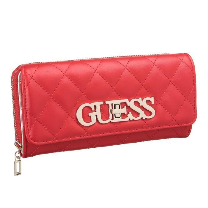 GUESS Portefeuille Rouge Femme - Photo n°1