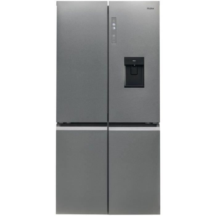 HAIER HTF-520WP7 - Réfrigérateur américain 493L (343+150L) - Froid ventilé - L90,5x H190cm - Silver - Photo n°1