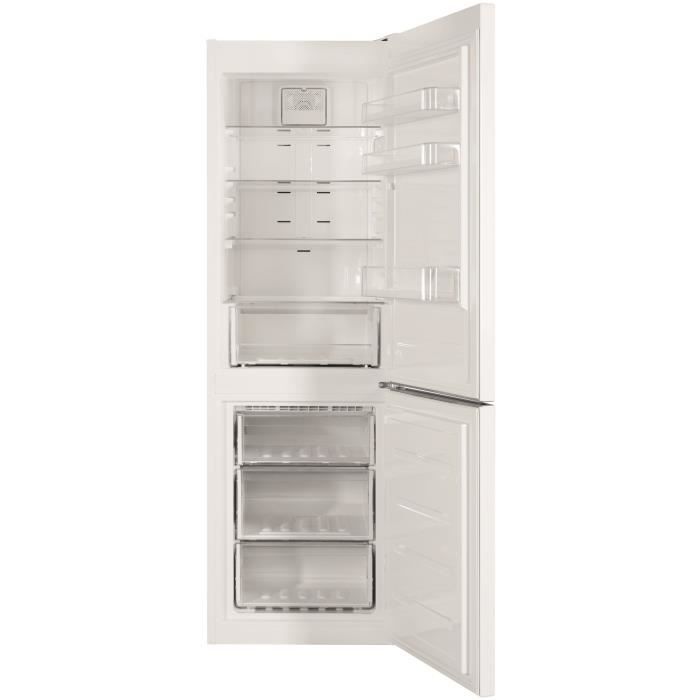 INDESIT XIT8T1EW - Réfrigérateur congélateur bas 320 L (223 + 97 L) - No Frost - L64 x H194,5 cm - Blanc - Photo n°2