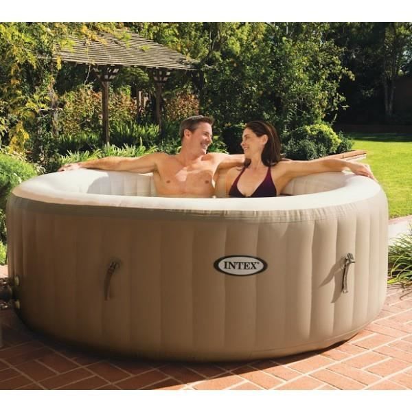 INTEX PURE SPA Spa a bulles rond 4 places gonflable 1,91 x 0,71 m - Photo n°4