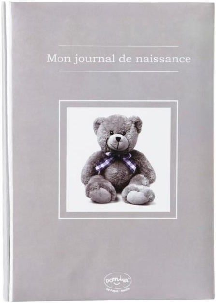 Journal de naissance ourson taupe Souvenir de naissance - Photo n°1