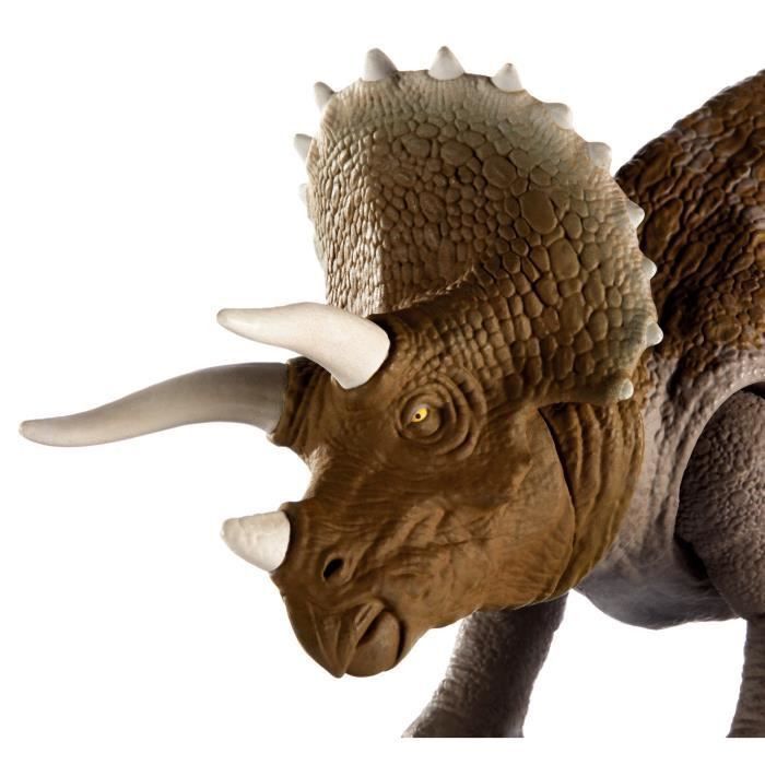 Mattel - JURASSIC WORLD Dino Sonores Triceratops - GJN65 - Figurine  dinosaure - 3 ans et + - Films et séries - Rue du Commerce