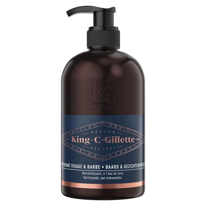KING C. GILLETTE Nettoyant pour la barbe et le visage - 350 ml - Photo n°2