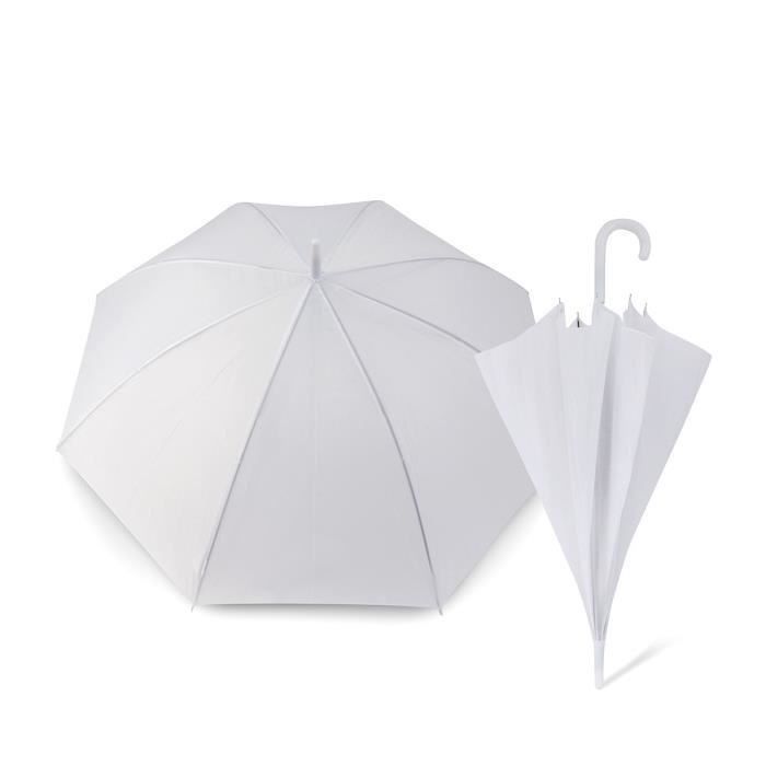 KINSTON Parapluie Canne - Blanc - Photo n°1