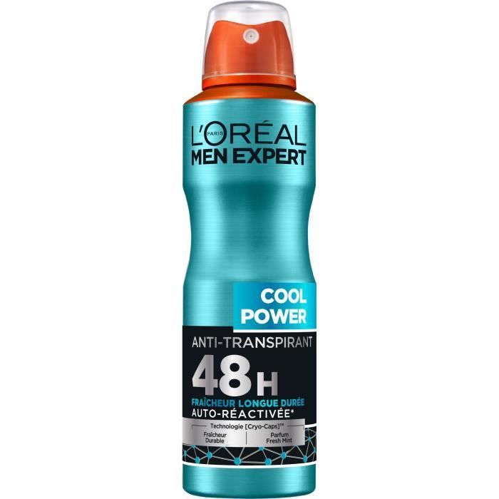 L'OREAL MEN EXPERT Lot de 6 déodorant Cool Power - 200 ml - Photo n°2