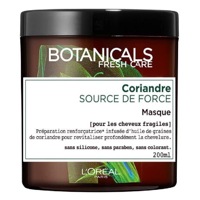 L'OREAL PARIS Botanicals Masque Soin Cure de Force - Pour cheveux abîmés - 200 ml - Photo n°1