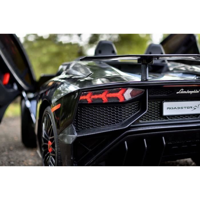 Lamborghini Aventador Noir - 12V - MP3 - Télécommande - Photo n°2